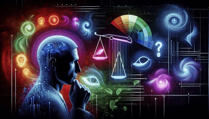 A person evaluating budget options for content optimization tools, comparing costs and values on digital screens.